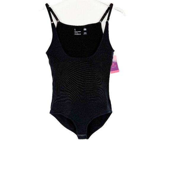 NWT Shapermint Empetua Open Bust Brief Bodysuit Black Size Large L NEW - Picture 2 of 10